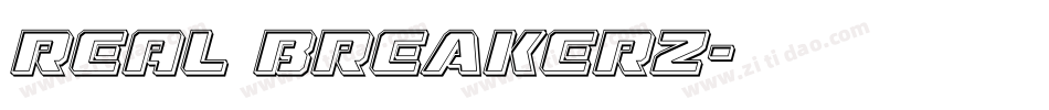 REAl BrEakerz字体转换